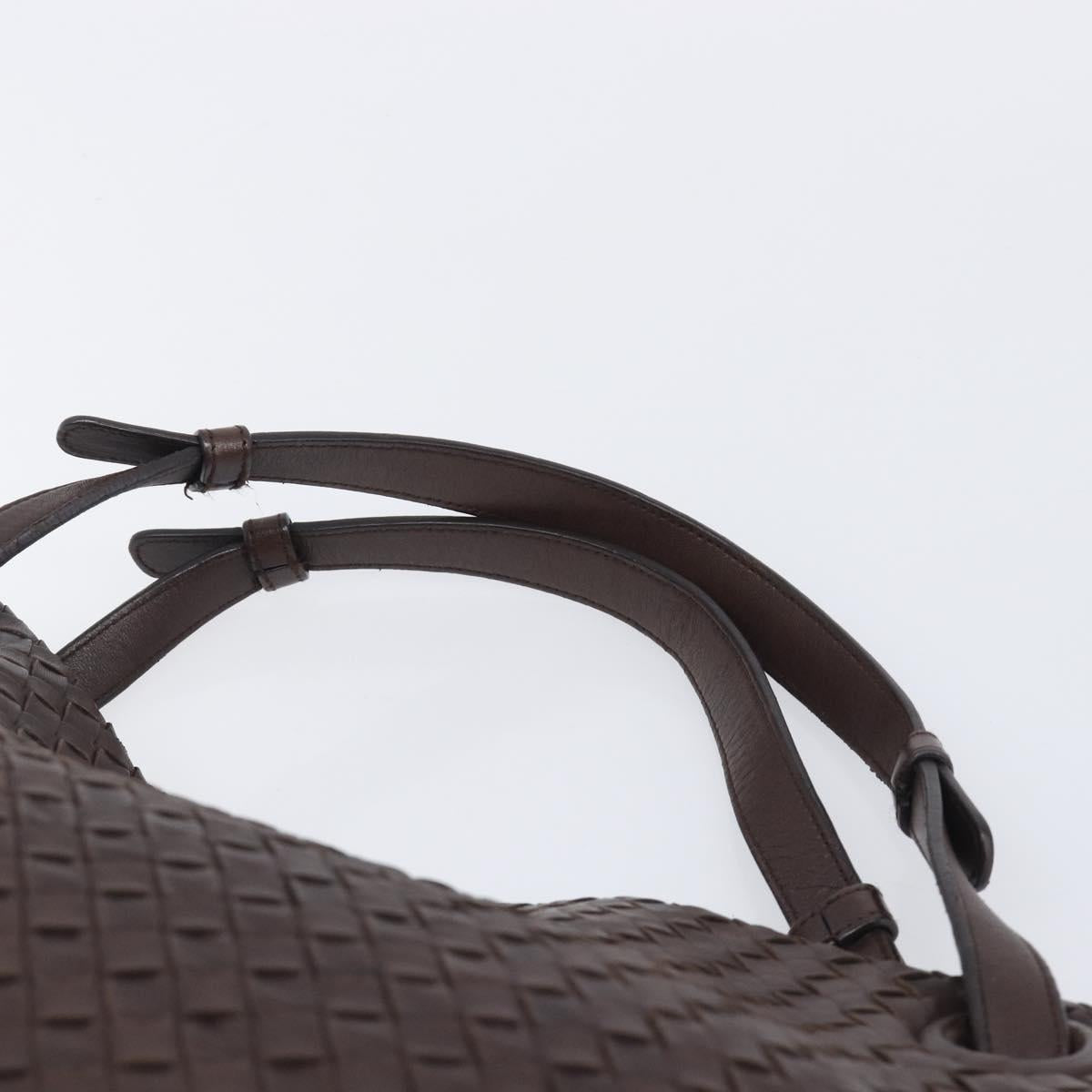 Bottega Veneta INTRECCIATO Tote Bag Leather Brown 179320 Auth 211693V