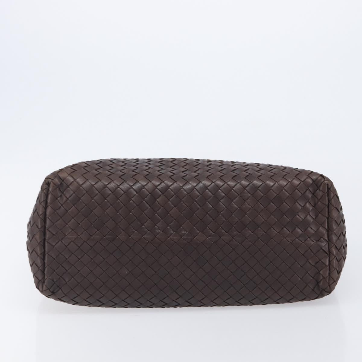 Bottega Veneta INTRECCIATO Tote Bag Leather Brown 179320 Auth 211693V