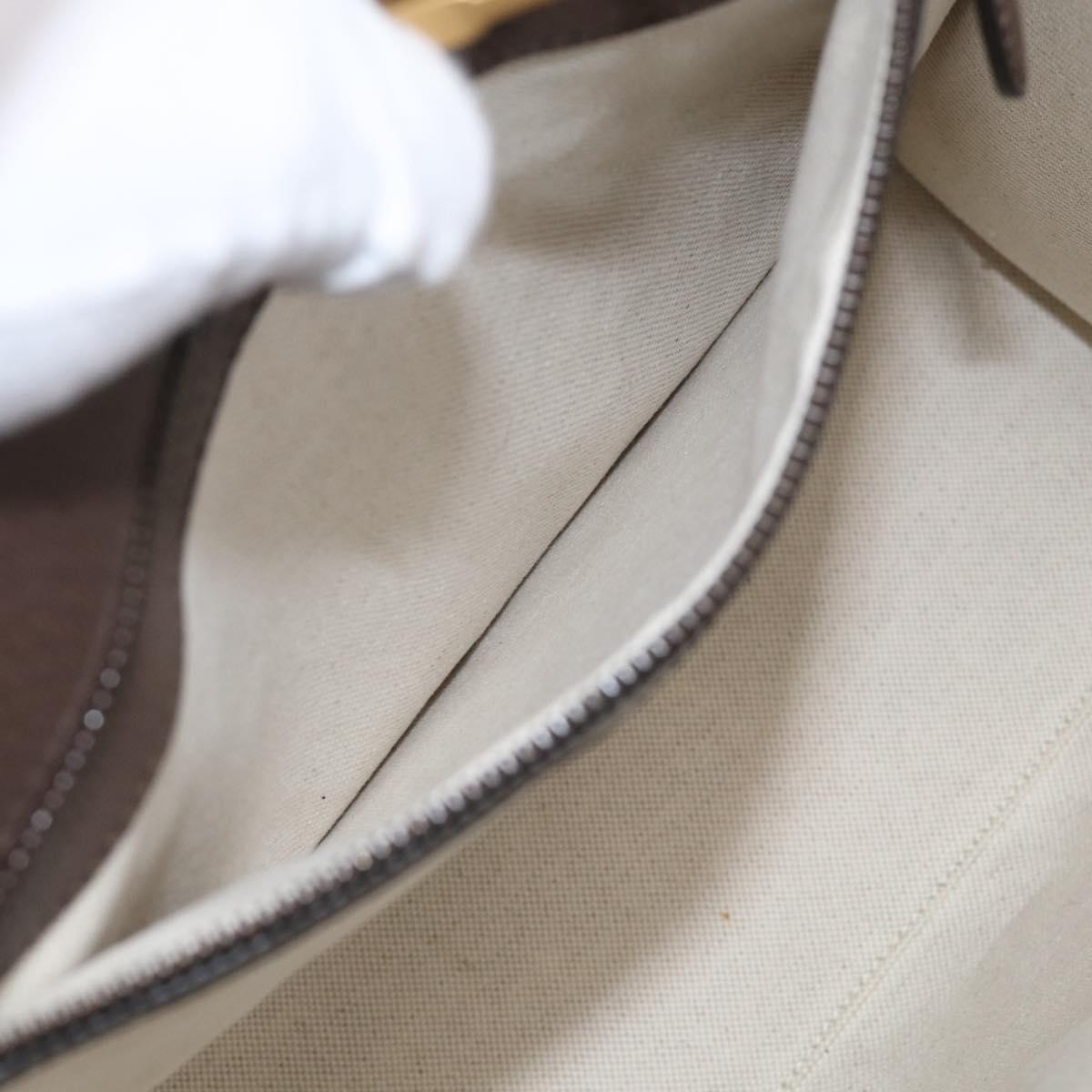 GUCCI GG Supreme Tote Bag PVC 2way Beige Gold 659983 Auth 211718SAM
