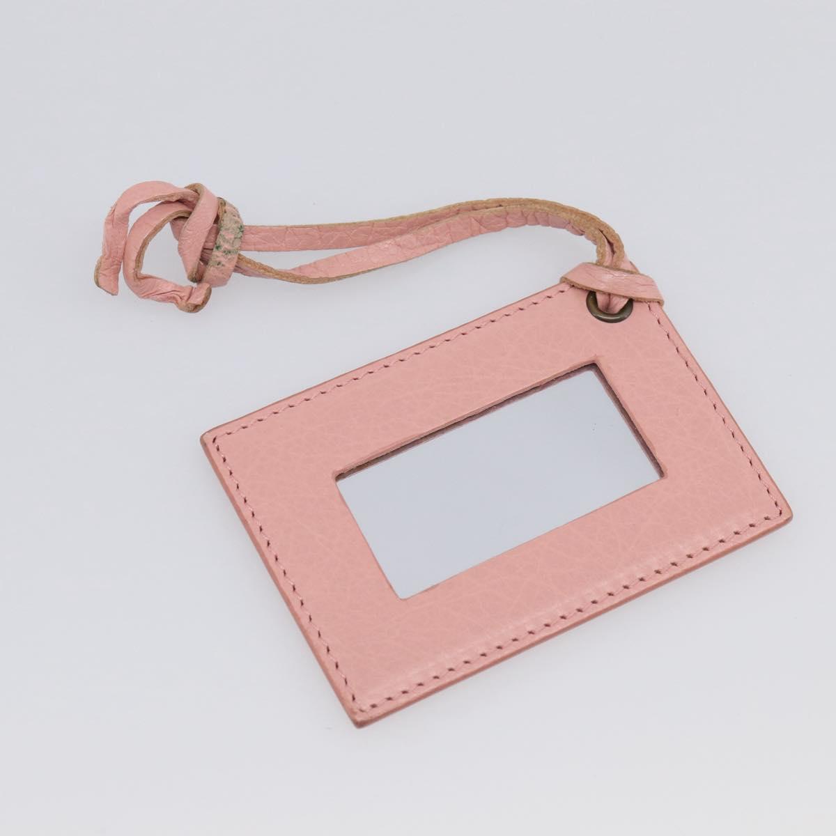 Balenciaga Classic Mini City Bag Leather 2way Pink Silver 300295 Auth 211746V
