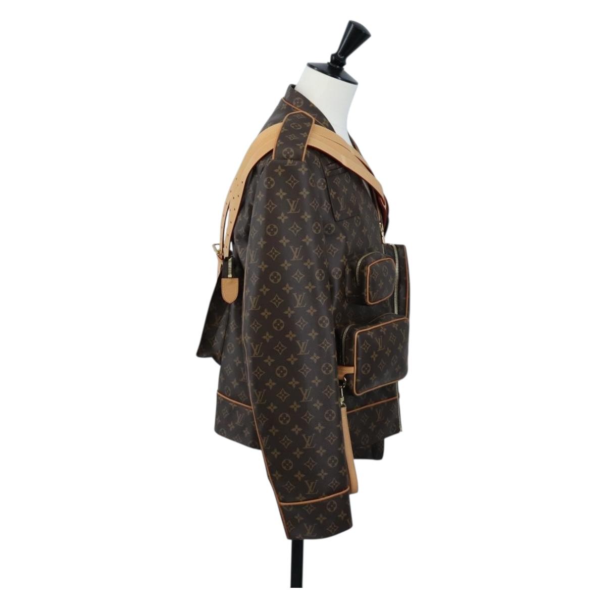 LOUIS VUITTON Monogram Jacket 50/1A5Q6F LV Auth 211780SM