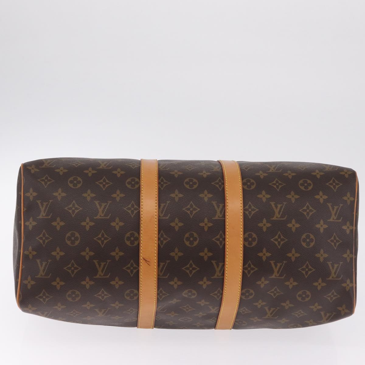 LOUIS VUITTON Monogram Keepall 45 Boston Bag M41428 LV Auth 211813V