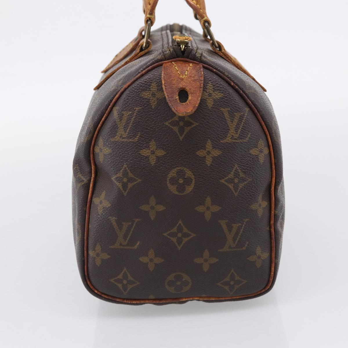 LOUIS VUITTON Monogram Speedy 25 Hand Bag M41528 LV Auth 211814
