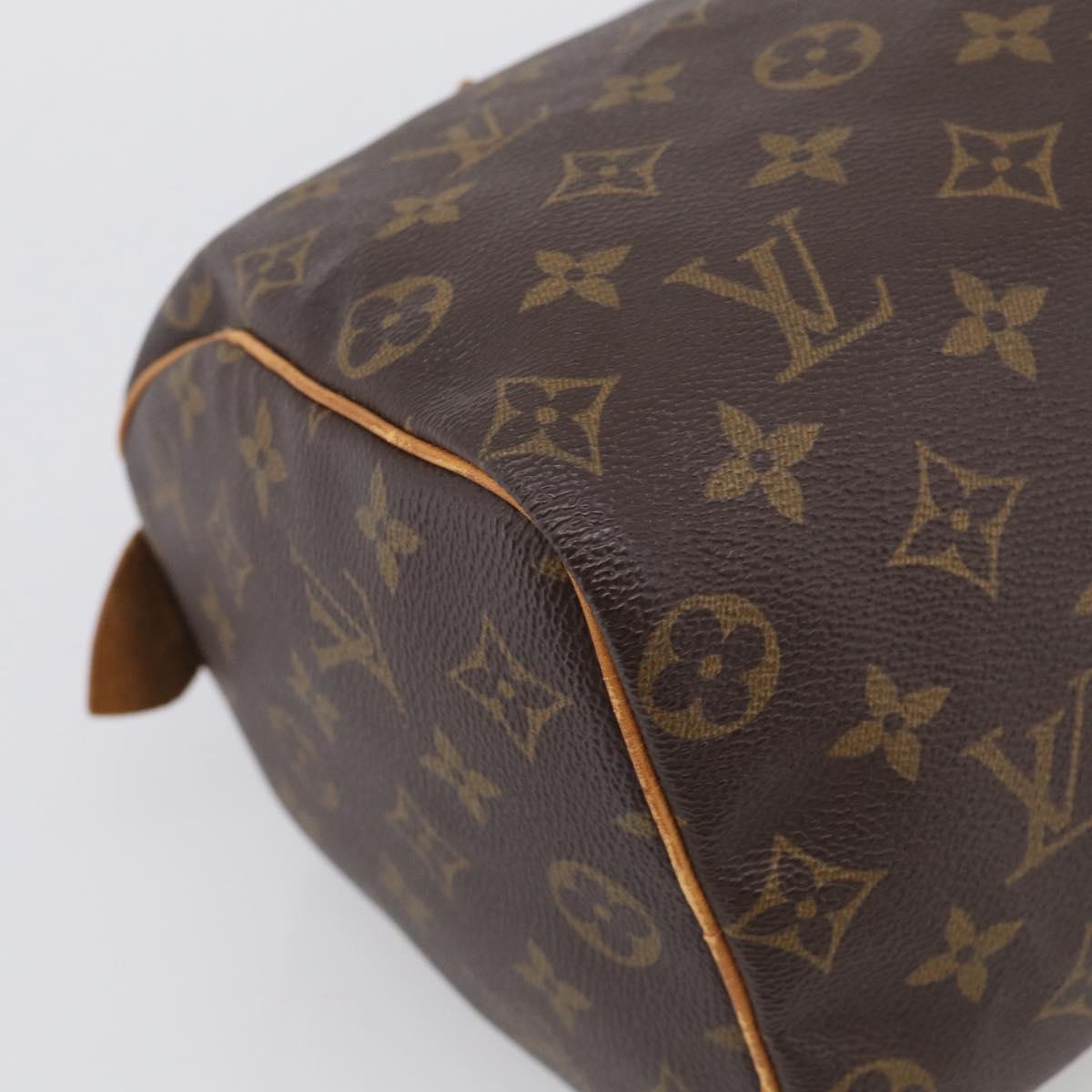 LOUIS VUITTON Monogram Speedy 25 Hand Bag M41528 LV Auth 211816A