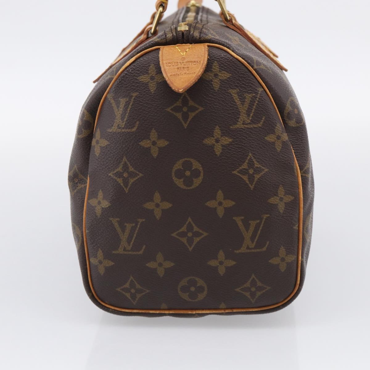 LOUIS VUITTON Monogram Speedy 25 Hand Bag M41528 LV Auth 211816A