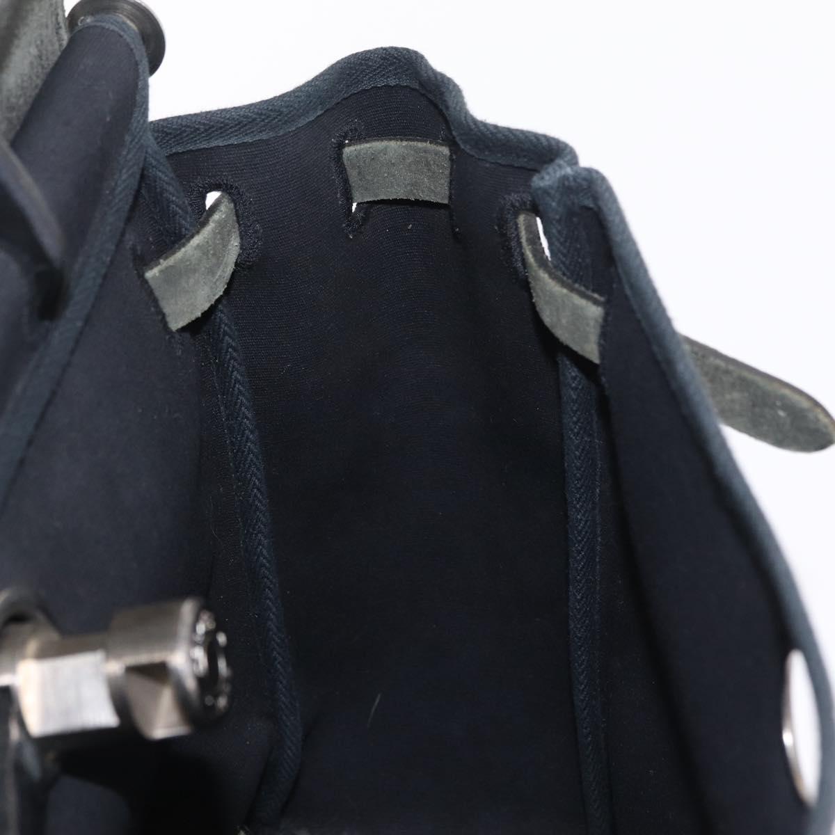 HERMES Herbag Ado PM Backpack Black Auth 211818A