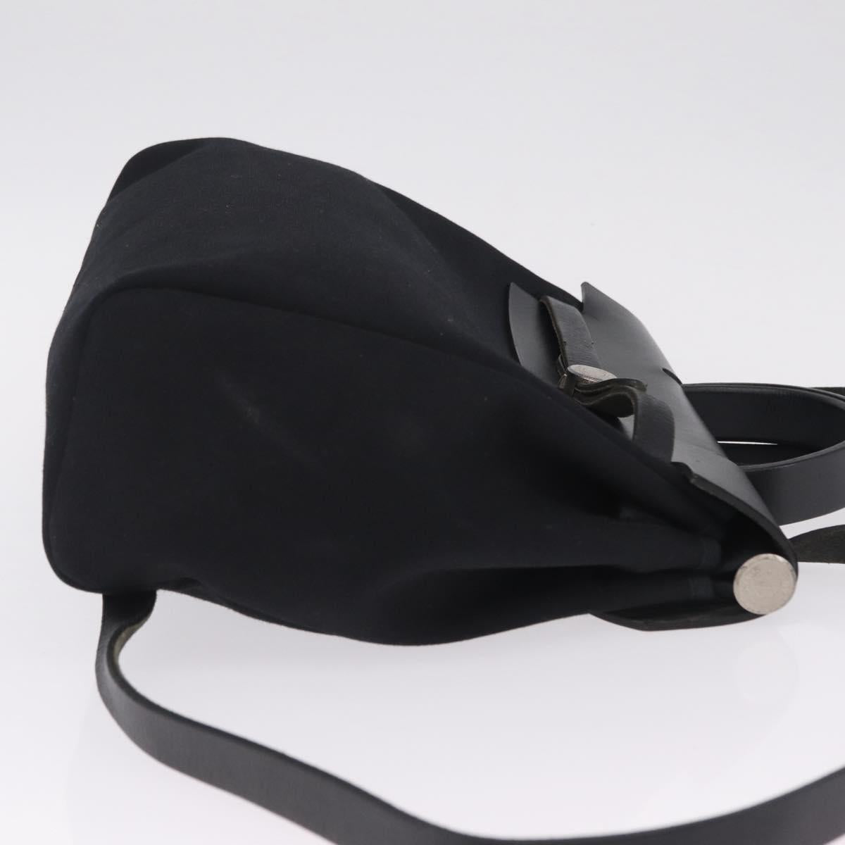 HERMES Herbag Ado PM Backpack Black Auth 211818A