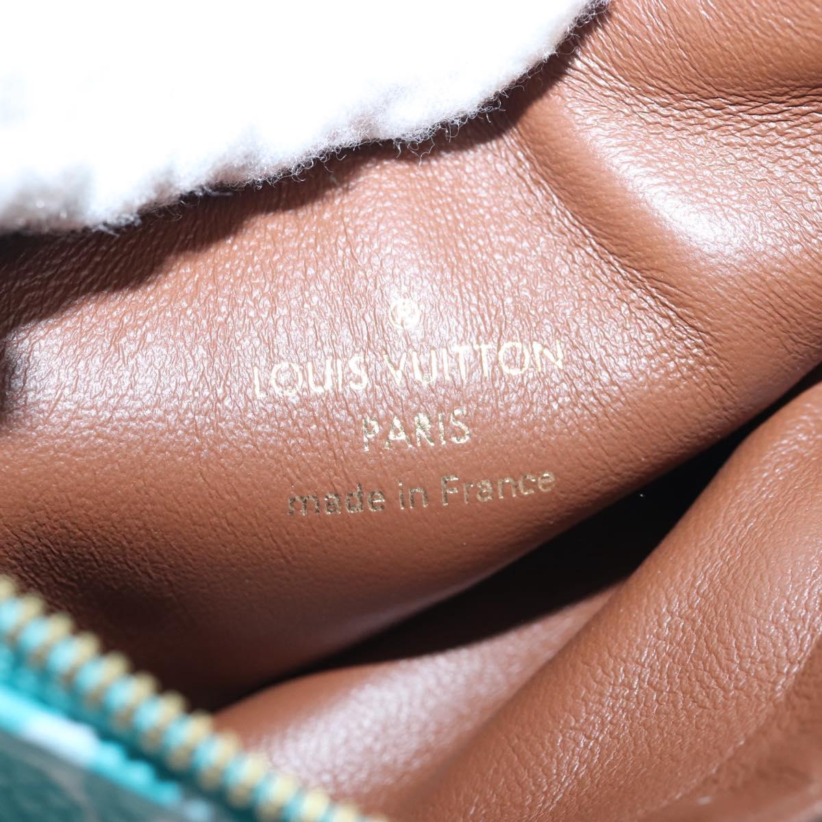 LOUIS VUITTON Speedy P9 Bandouliere 25 Bag Turquoise Blue M11561 Auth 211820SM