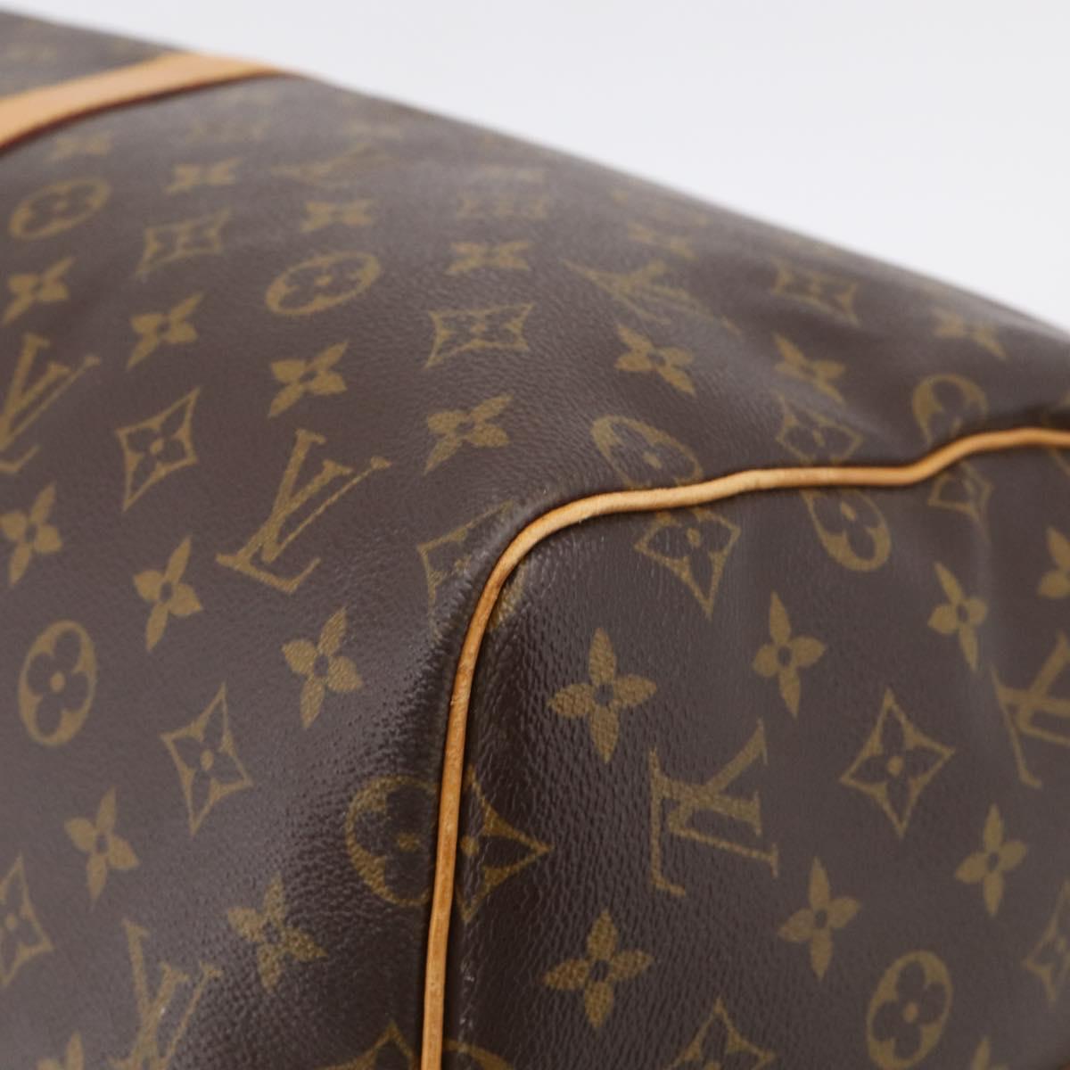 LOUIS VUITTON Monogram Keepall Bandouliere55 Boston Bag M41414 LV Auth 211823V