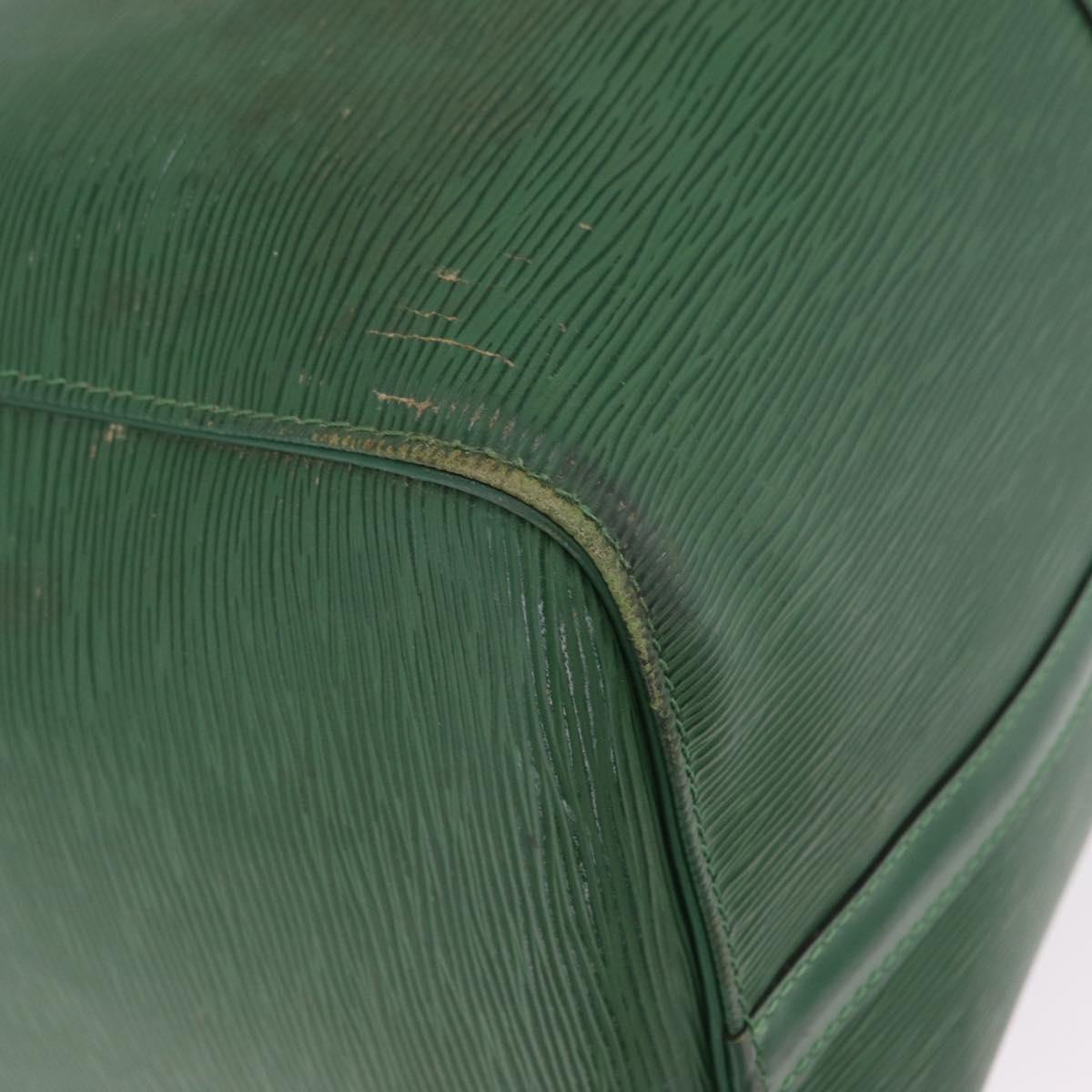 LOUIS VUITTON Epi Keepall 50 Boston Bag Green M42964 LV Auth 211828A