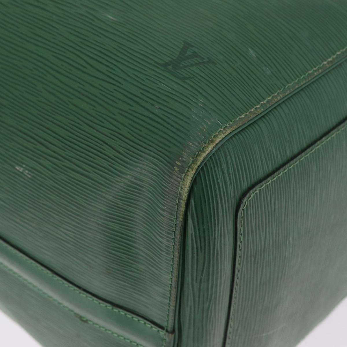 LOUIS VUITTON Epi Keepall 50 Boston Bag Green M42964 LV Auth 211828A