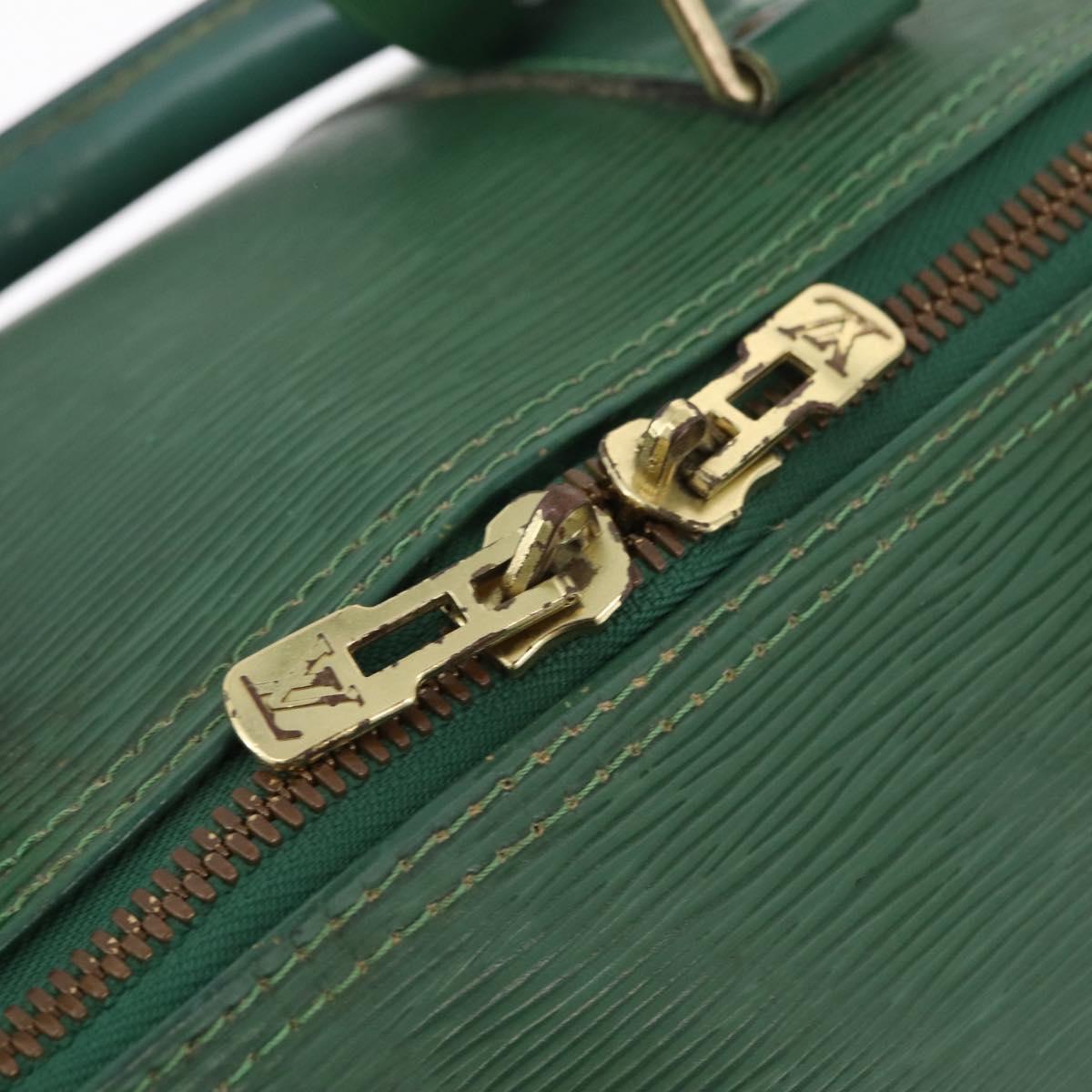 LOUIS VUITTON Epi Keepall 50 Boston Bag Green M42964 LV Auth 211828A