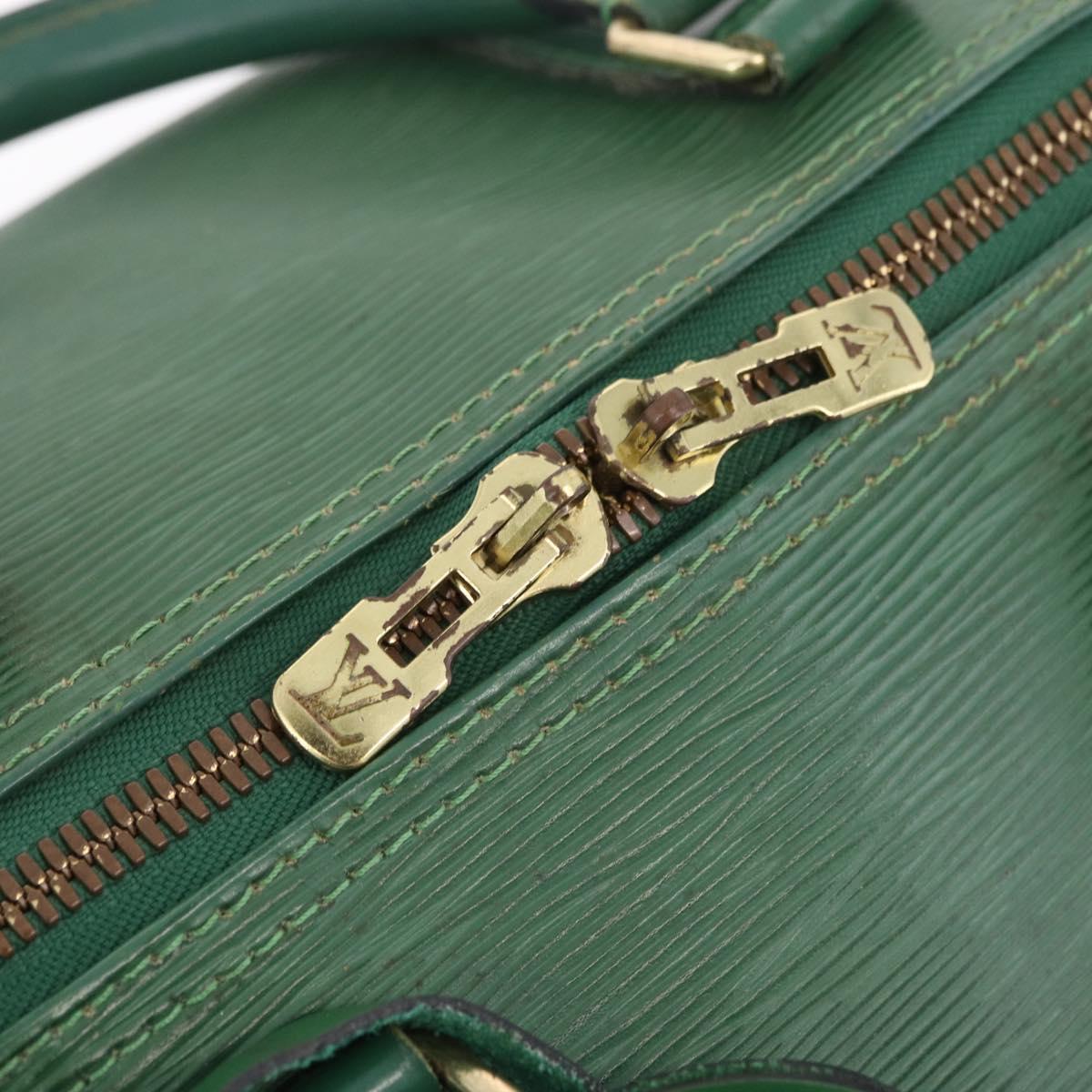 LOUIS VUITTON Epi Keepall 50 Boston Bag Green M42964 LV Auth 211828A