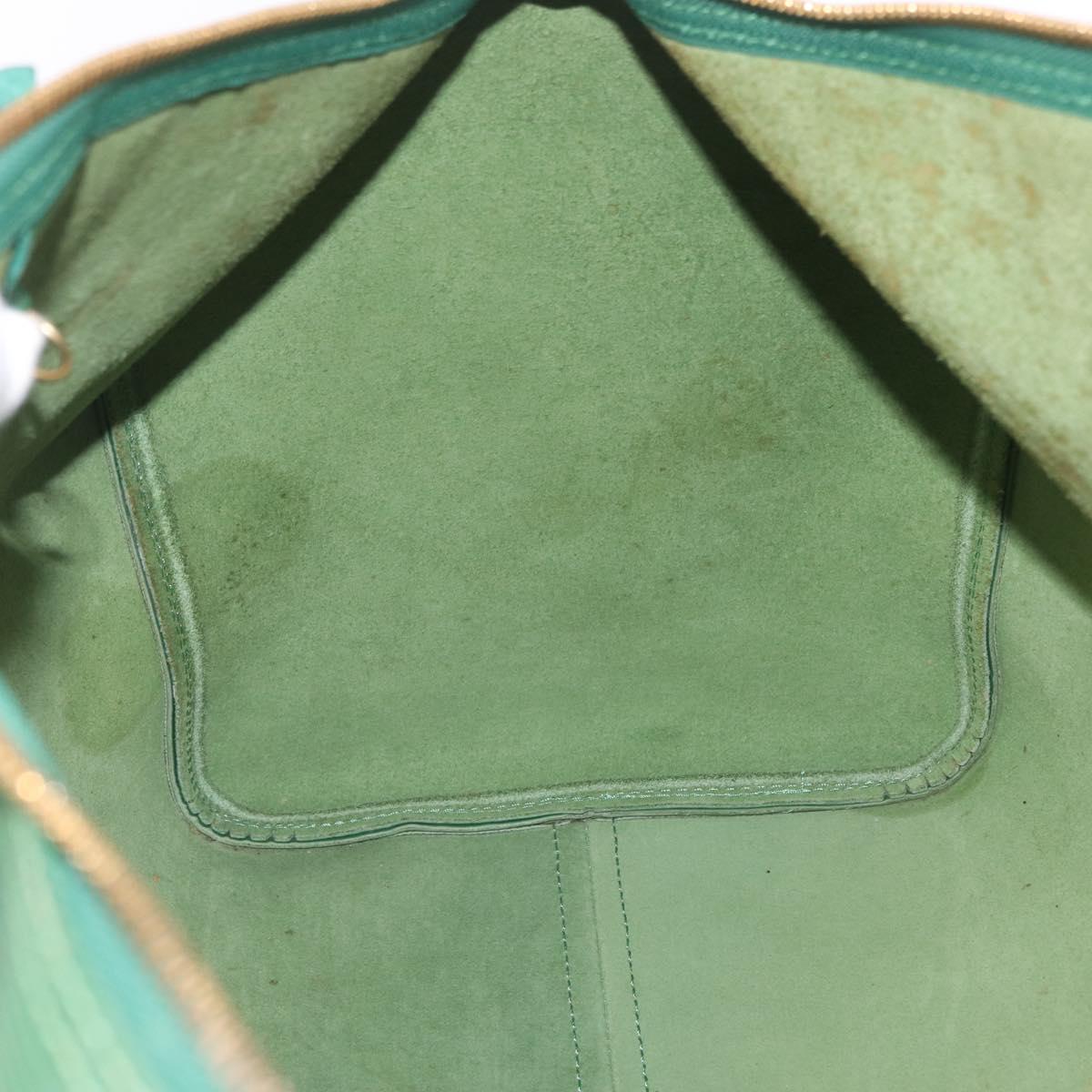 LOUIS VUITTON Epi Keepall 50 Boston Bag Green M42964 LV Auth 211828A