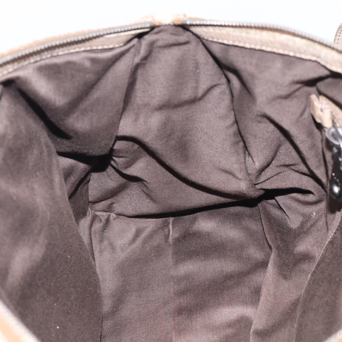 Miu Miu Hand Bag Leather 2way Beige Auth 211835A