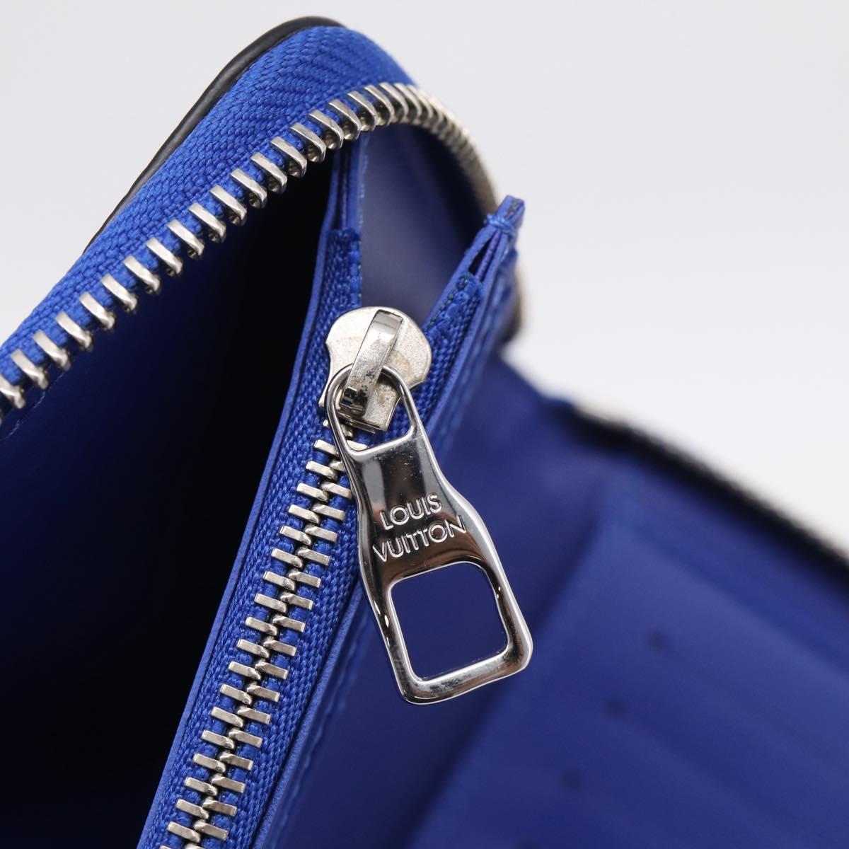 LOUIS VUITTON Taurillon Clemence Illusion Zippy Wallet Vertical Auth 211854SAM