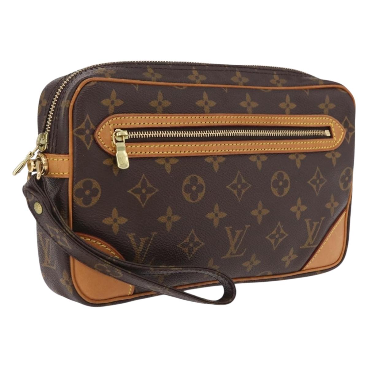 LOUIS VUITTON Monogram Marly Dragonne GM Clutch Bag M51825 LV Auth 211868A