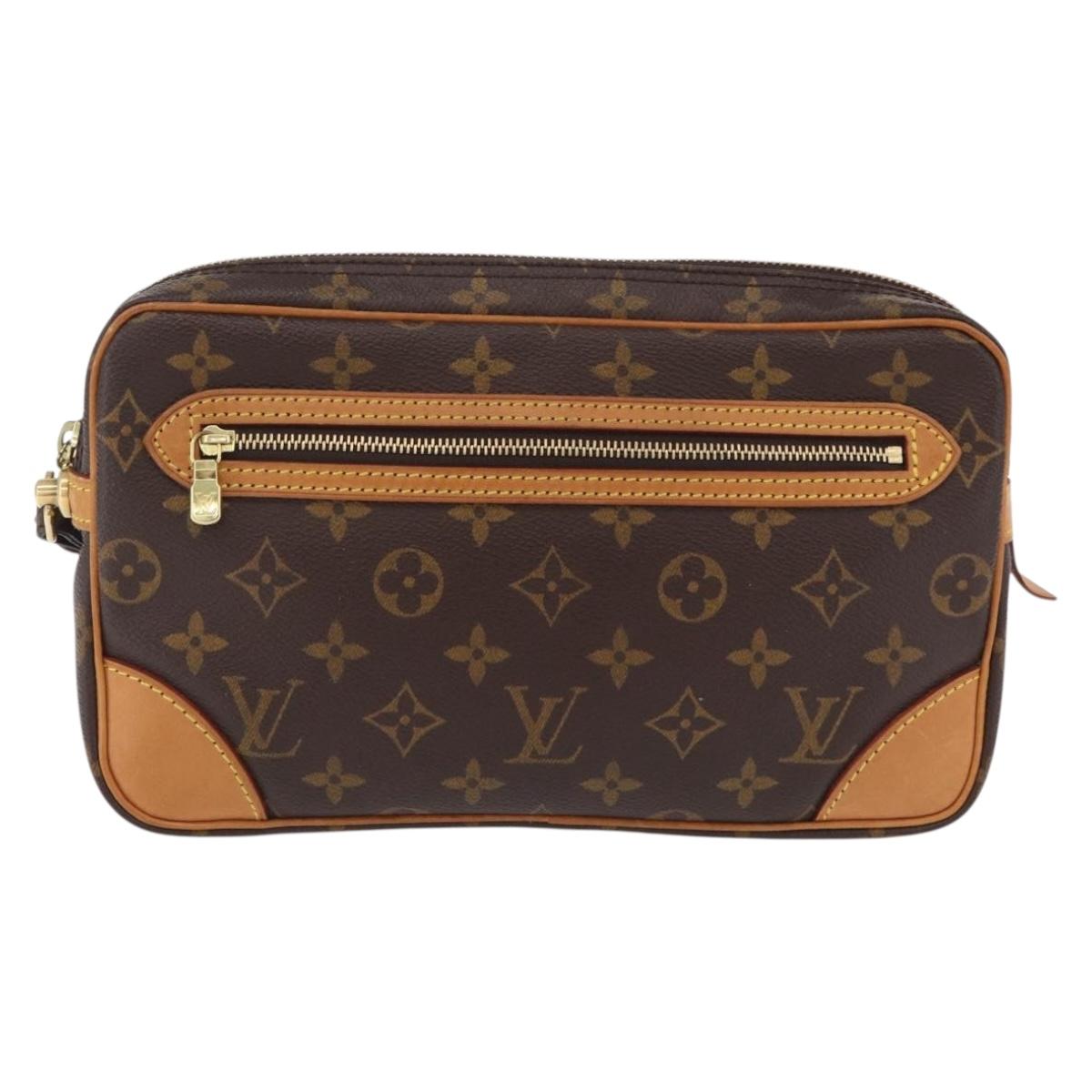 LOUIS VUITTON Monogram Marly Dragonne GM Clutch Bag M51825 LV Auth 211868A