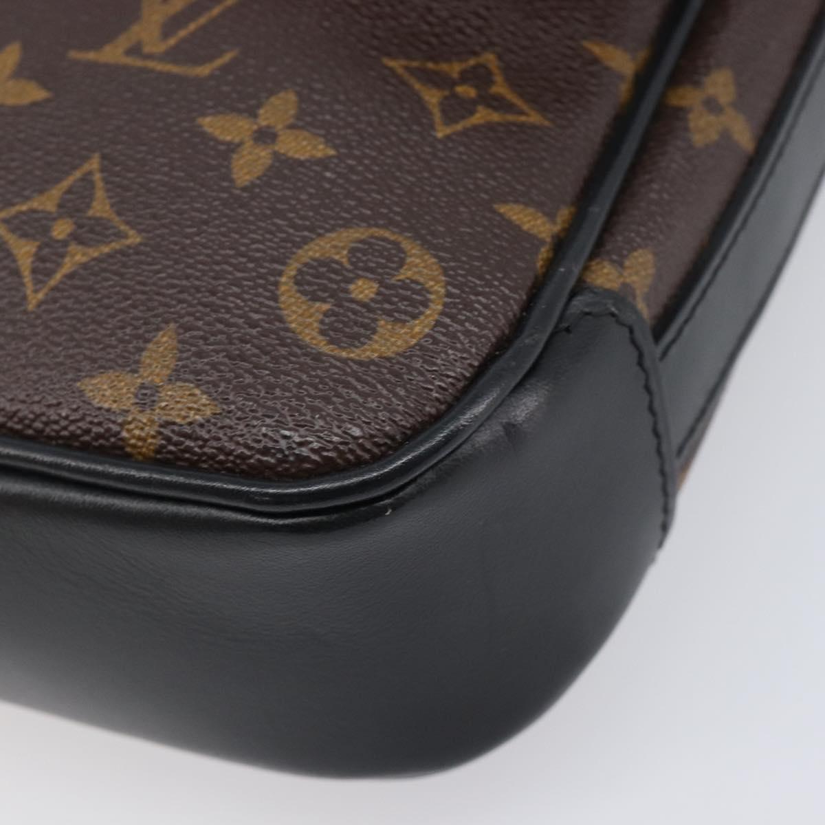 LOUIS VUITTON Monogram Macassar Bus PM Shoulder Bag M56717 LV Auth 211870SAV