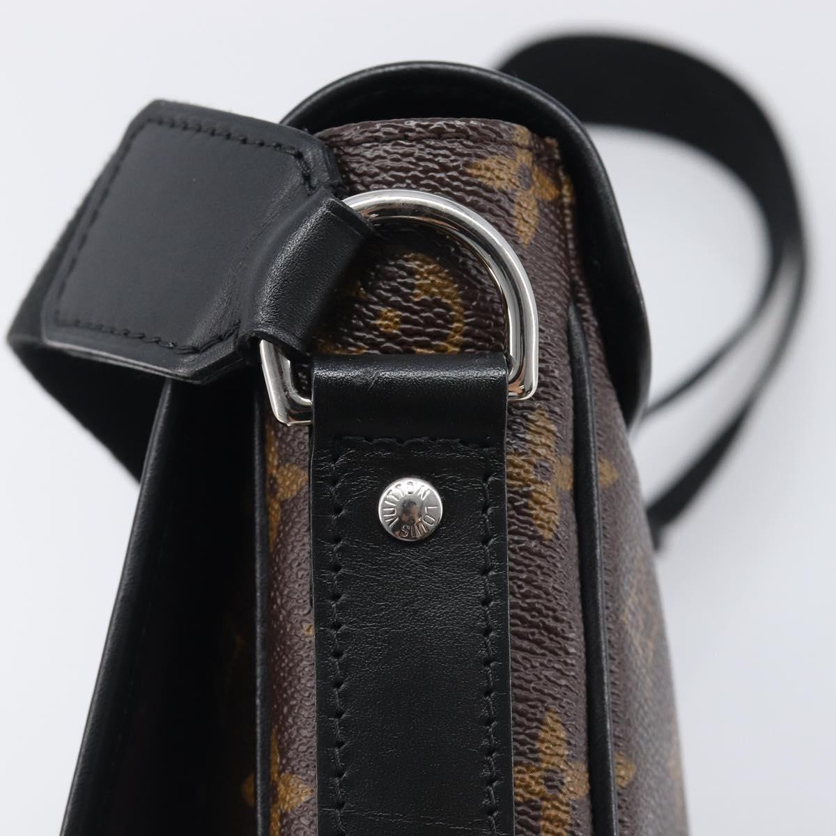 LOUIS VUITTON Monogram Macassar Bus PM Shoulder Bag M56717 LV Auth 211870SAV