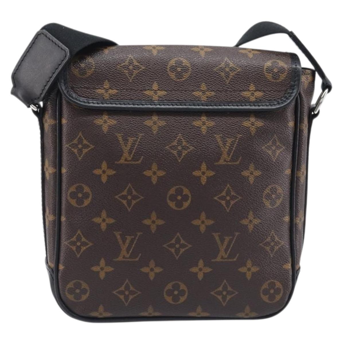 LOUIS VUITTON Monogram Macassar Bus PM Shoulder Bag M56717 LV Auth 211870SAV