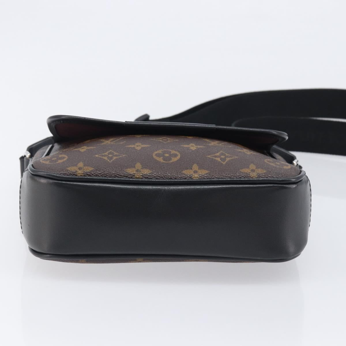 LOUIS VUITTON Monogram Macassar Bus PM Shoulder Bag M56717 LV Auth 211870SAV