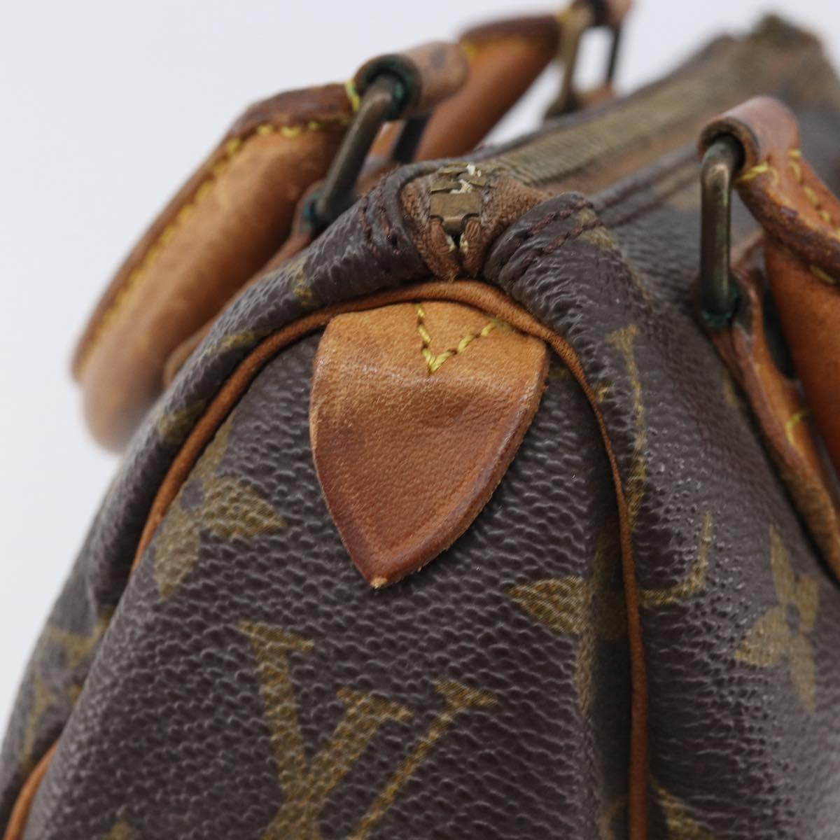LOUIS VUITTON Monogram Mini Speedy Hand Bag M41534 LV Auth 211894