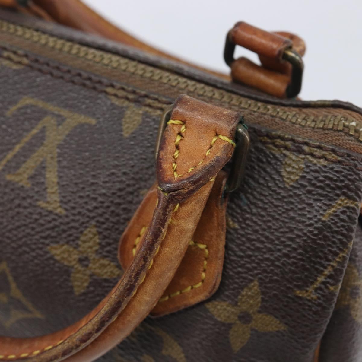LOUIS VUITTON Monogram Mini Speedy Hand Bag M41534 LV Auth 211894