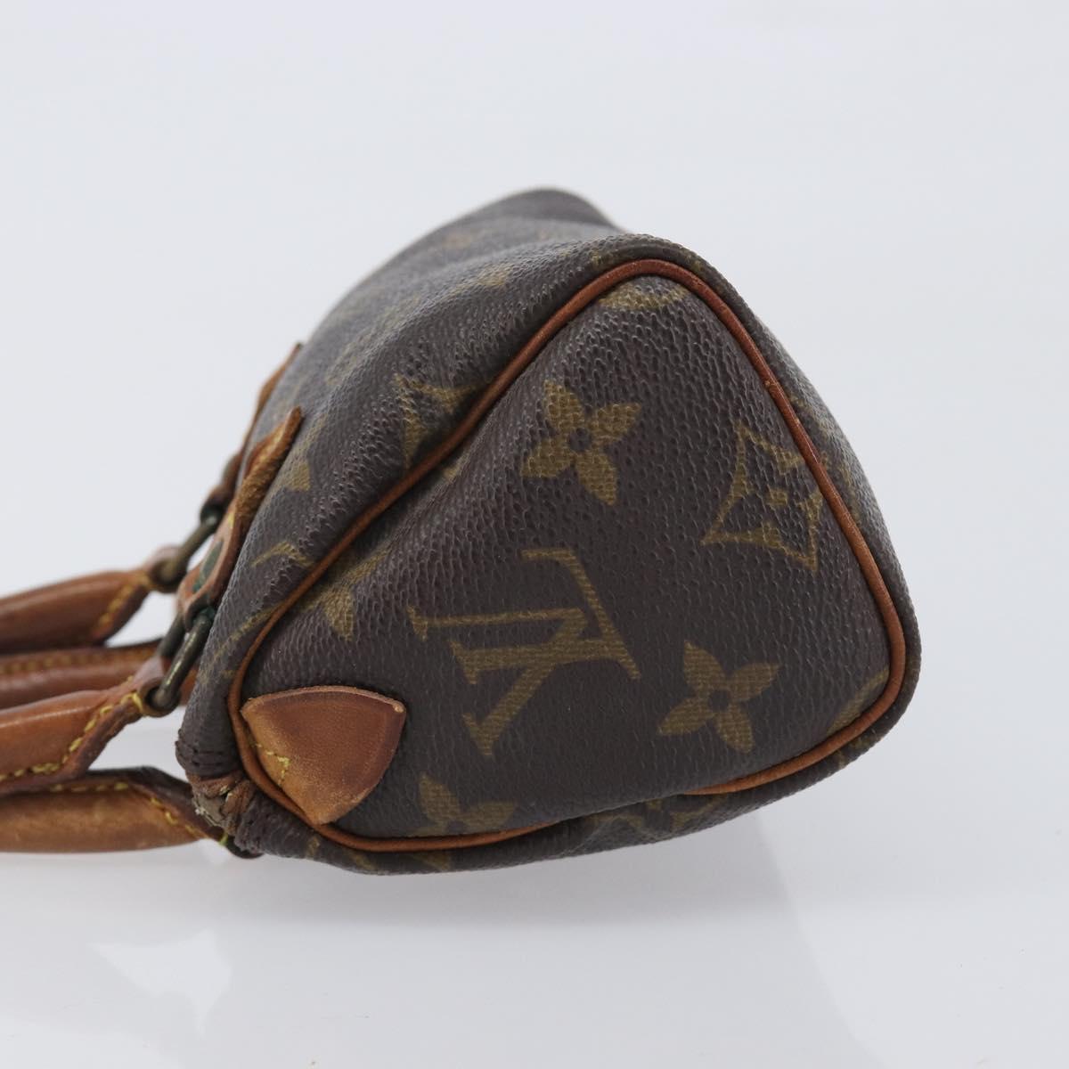 LOUIS VUITTON Monogram Mini Speedy Hand Bag M41534 LV Auth 211894