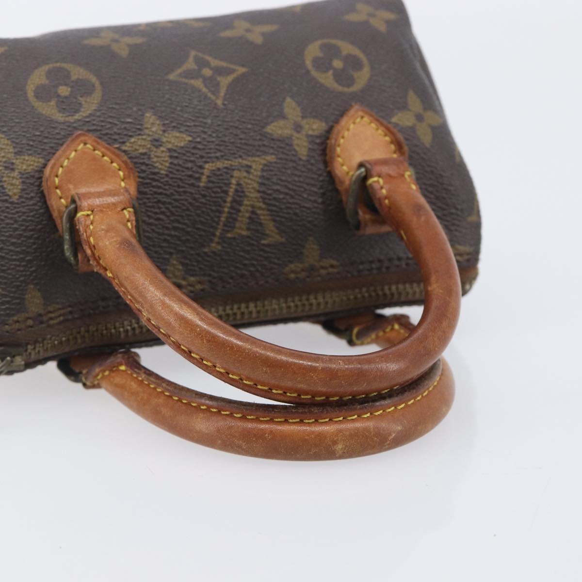 LOUIS VUITTON Monogram Mini Speedy Hand Bag M41534 LV Auth 211894