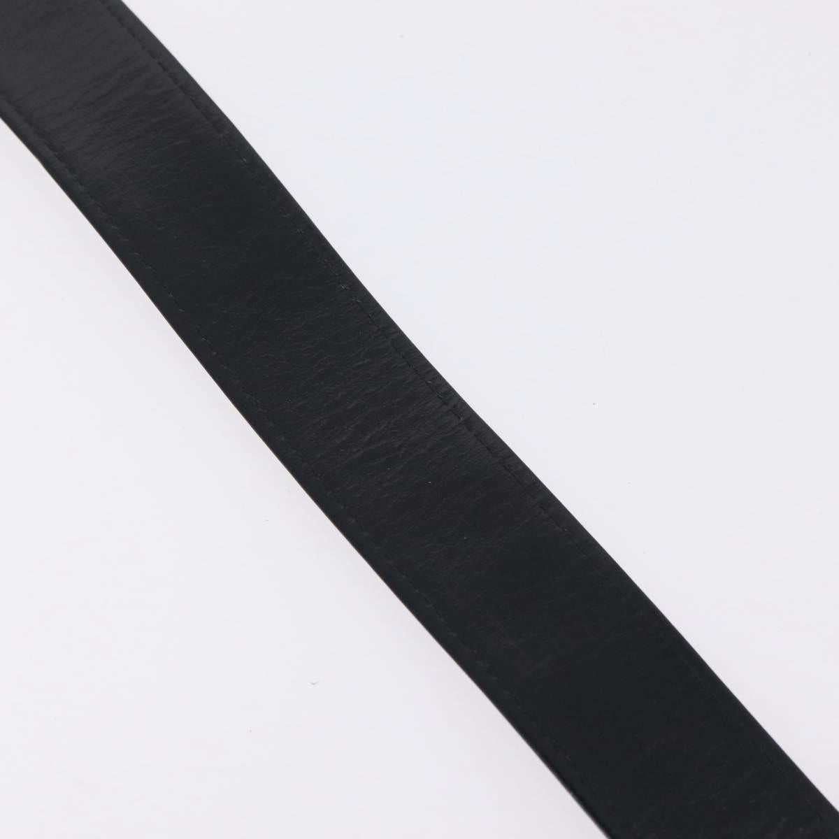 Christian Dior Trotter Canvas Belt 29.5"" Navy Gold Auth 211913A