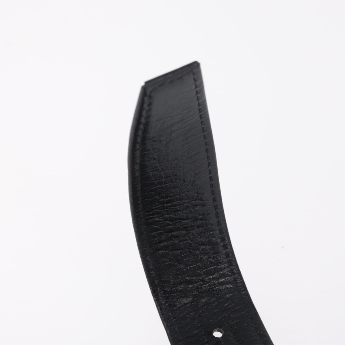 Christian Dior Trotter Canvas Belt 29.5"" Navy Gold Auth 211913A