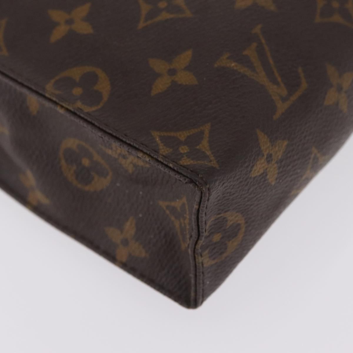 LOUIS VUITTON Monogram Poche Toilette 26 Pouch M47542 LV Auth 211922
