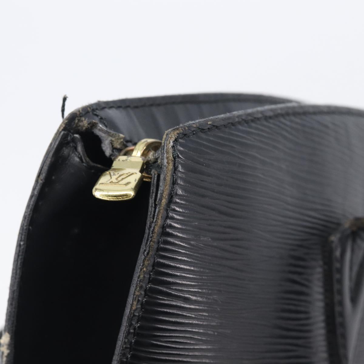 LOUIS VUITTON Epi Saint Jacques Shopping Bag Black M52272 LV Auth 211930