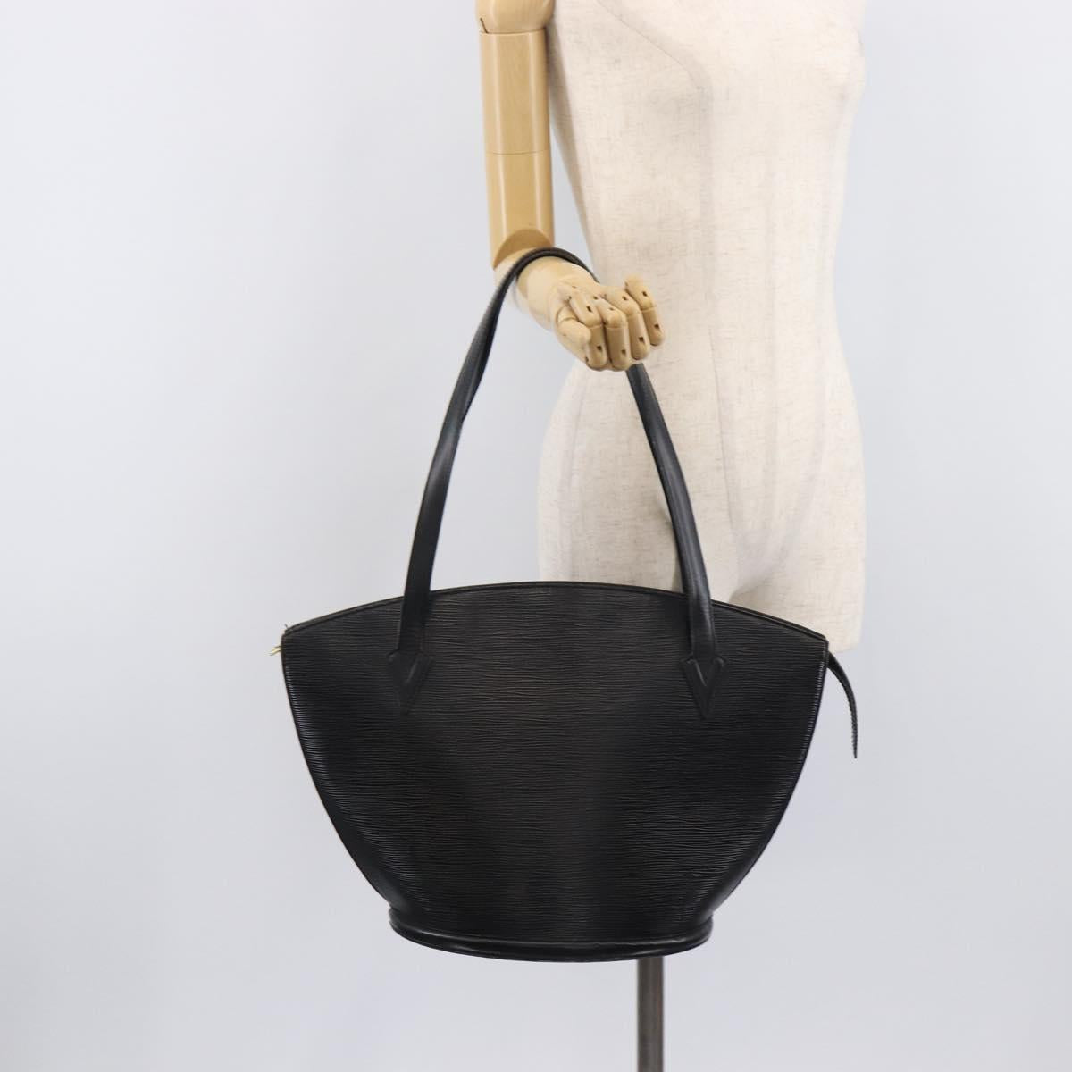 LOUIS VUITTON Epi Saint Jacques Shopping Bag Black M52272 LV Auth 211930