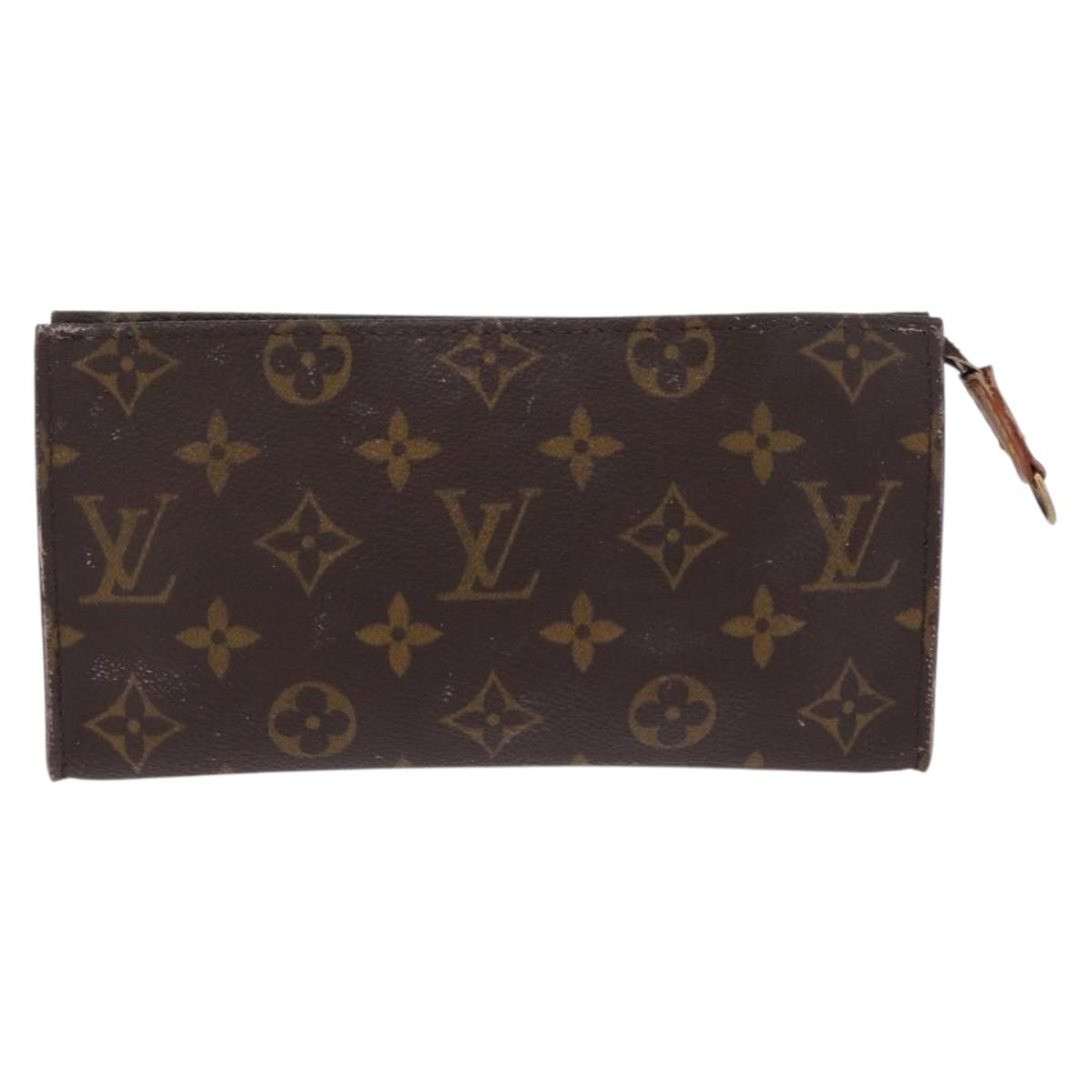 LOUIS VUITTON Monogram Bucket GM Accessory Pouch LV Auth 211932