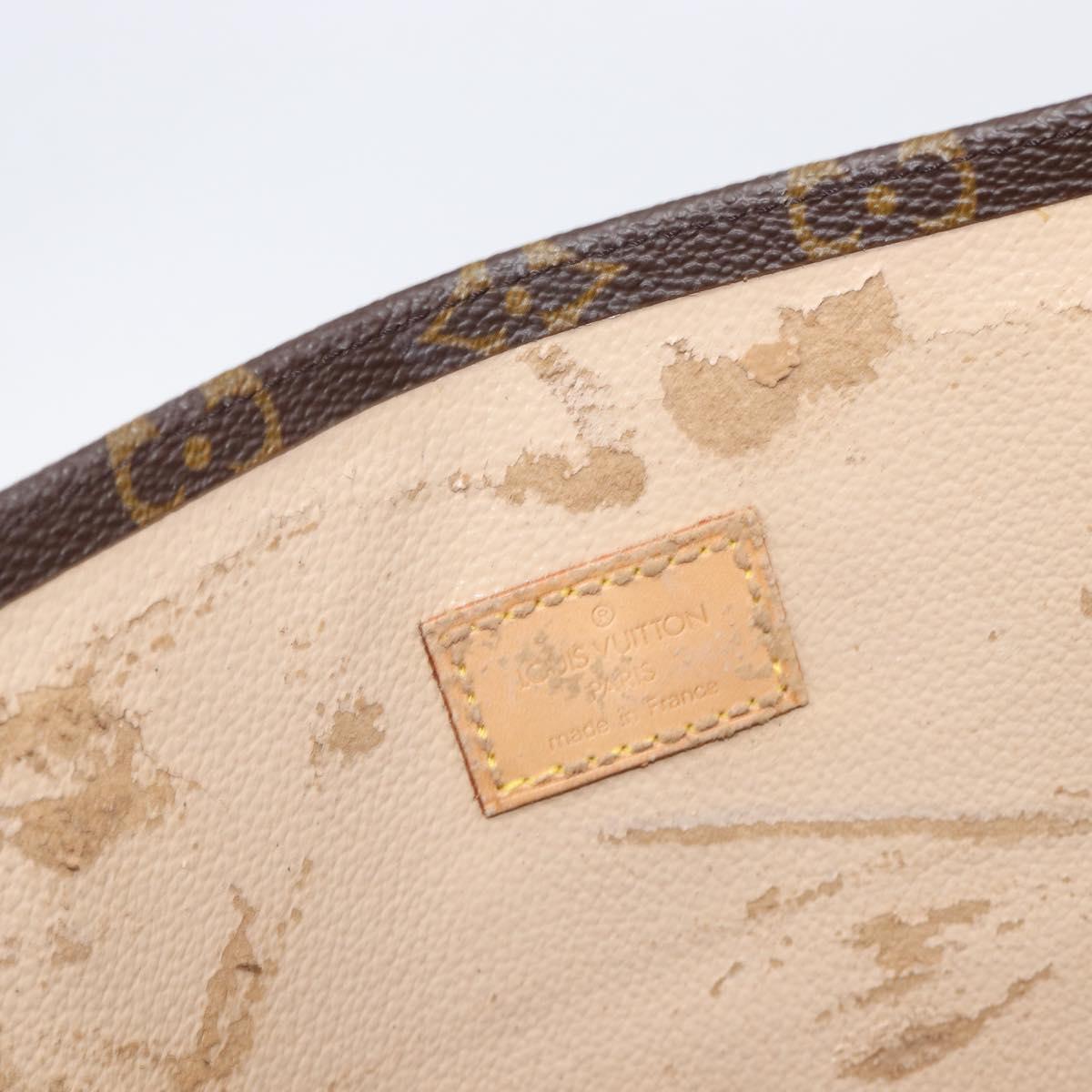 LOUIS VUITTON Monogram Sac Plat Hand Bag M51140 LV Auth 211933