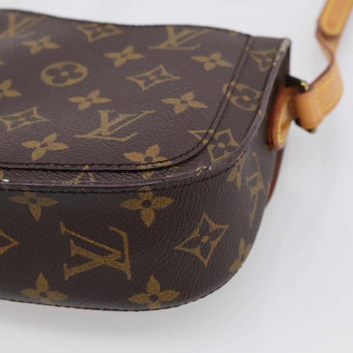 LOUIS VUITTON Monogram Saint Cloud PM Shoulder Bag M51244 LV Auth 211939