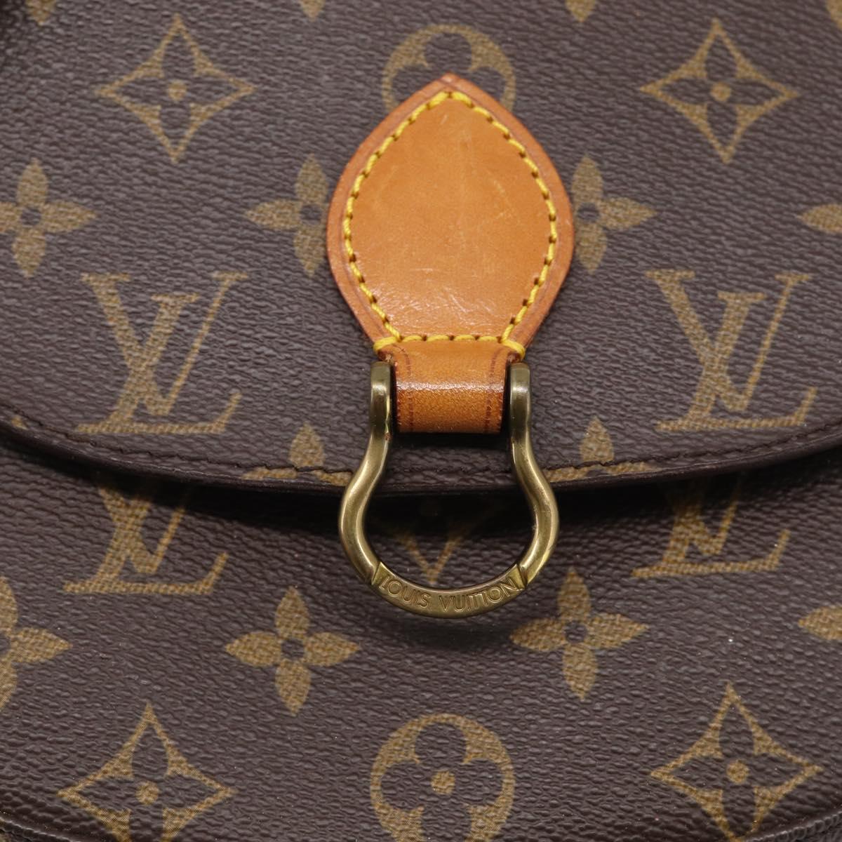 LOUIS VUITTON Monogram Saint Cloud PM Shoulder Bag M51244 LV Auth 211939