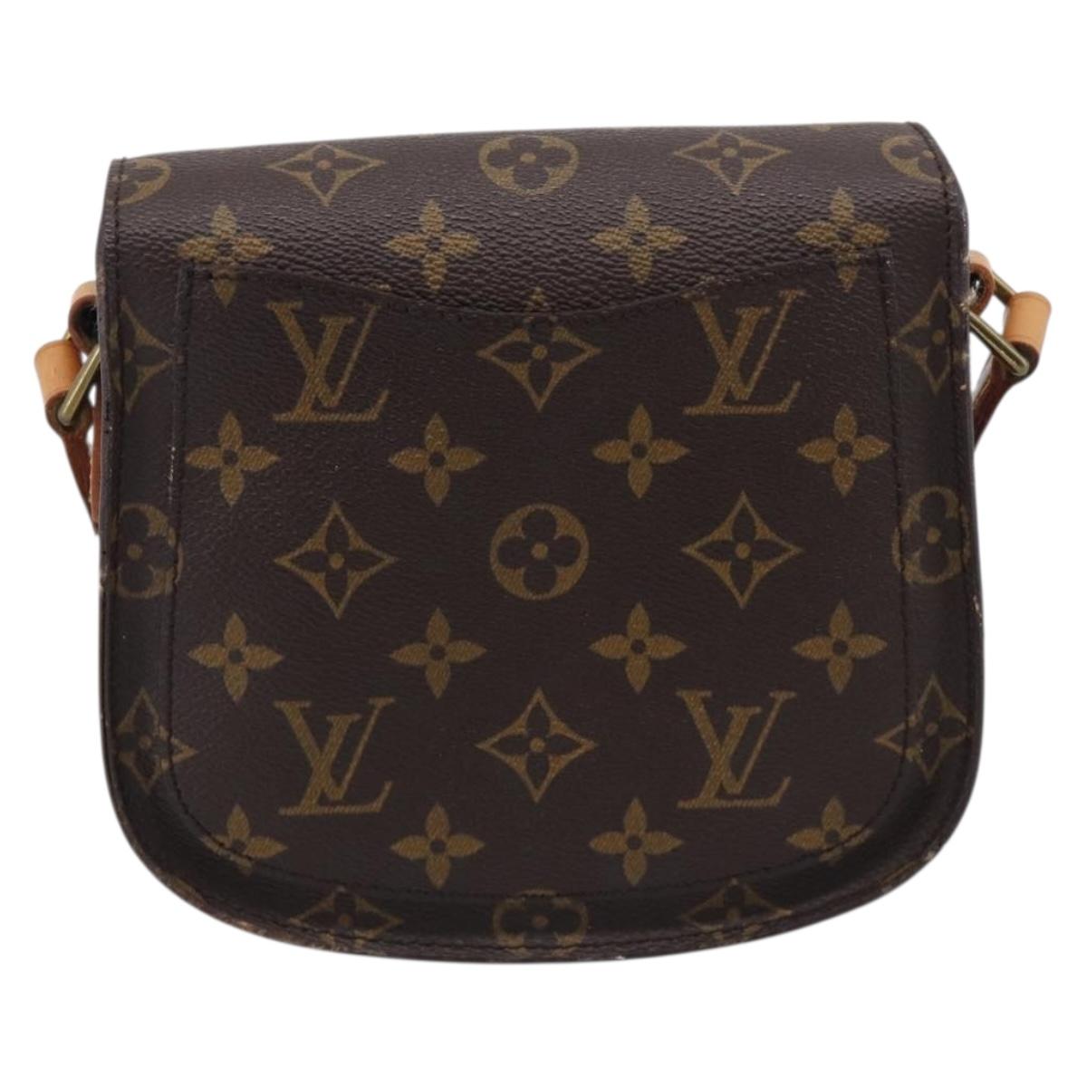 LOUIS VUITTON Monogram Saint Cloud PM Shoulder Bag M51244 LV Auth 211939