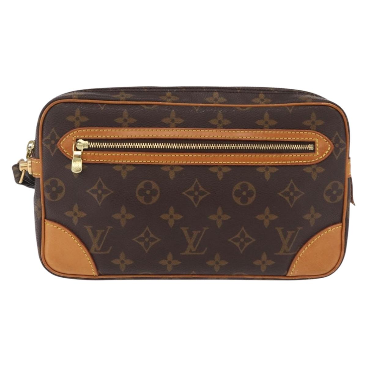LOUIS VUITTON Monogram Marly Dragonne GM Clutch Bag M51825 LV Auth 211946A