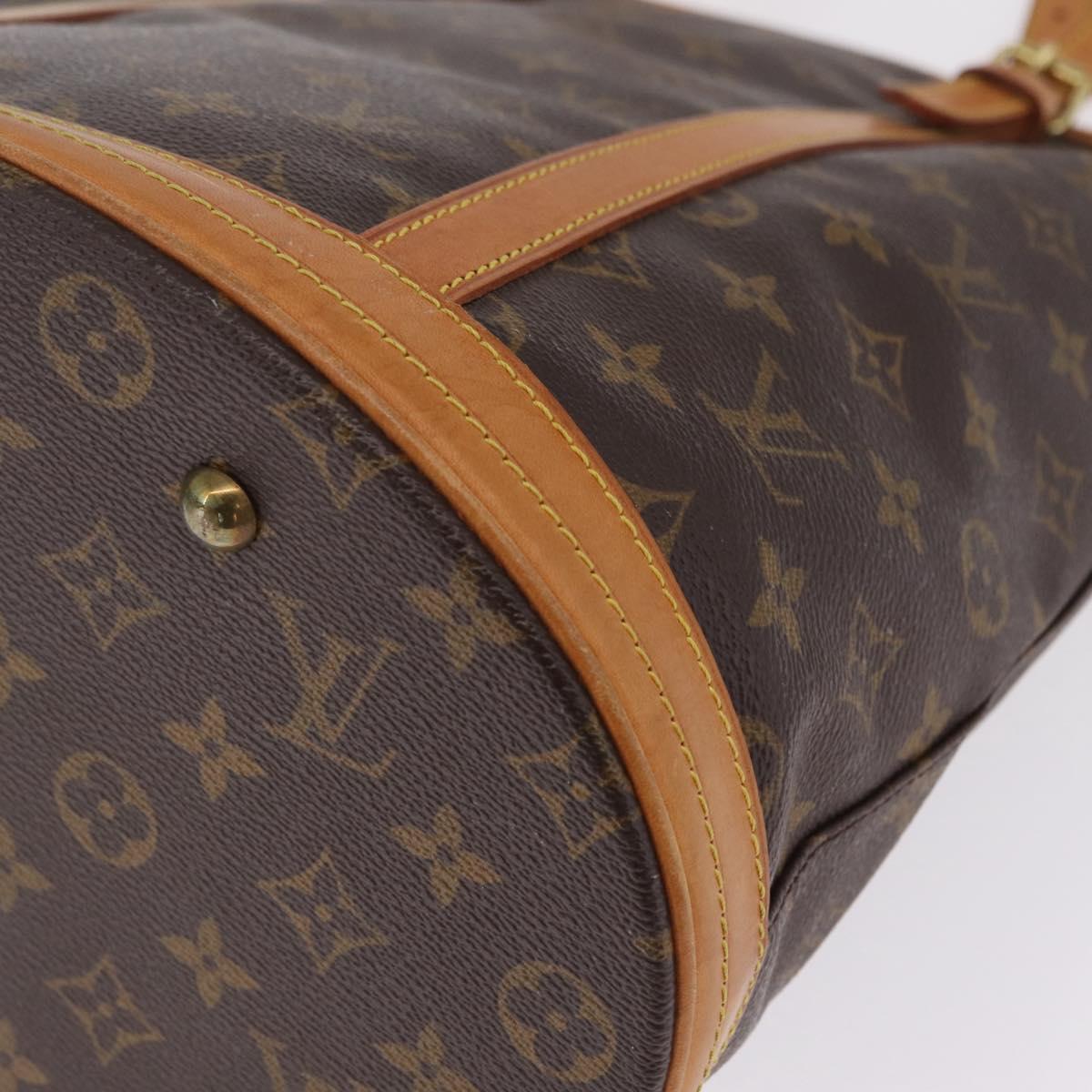 LOUIS VUITTON Monogram Bucket GM Shoulder Bag M42236 LV Auth 211958