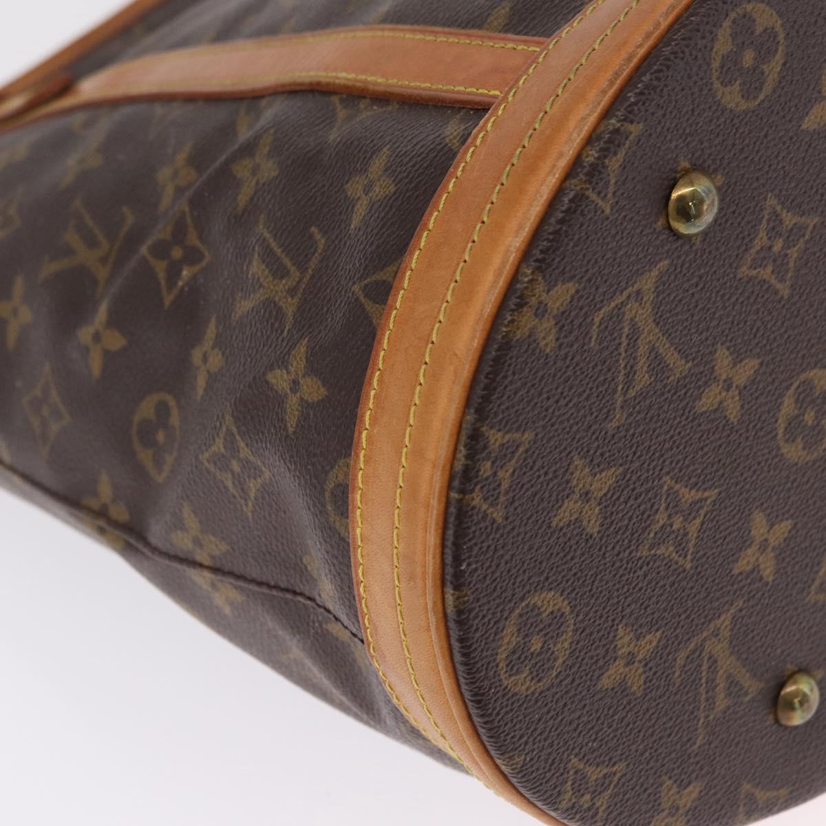 LOUIS VUITTON Monogram Bucket GM Shoulder Bag M42236 LV Auth 211958