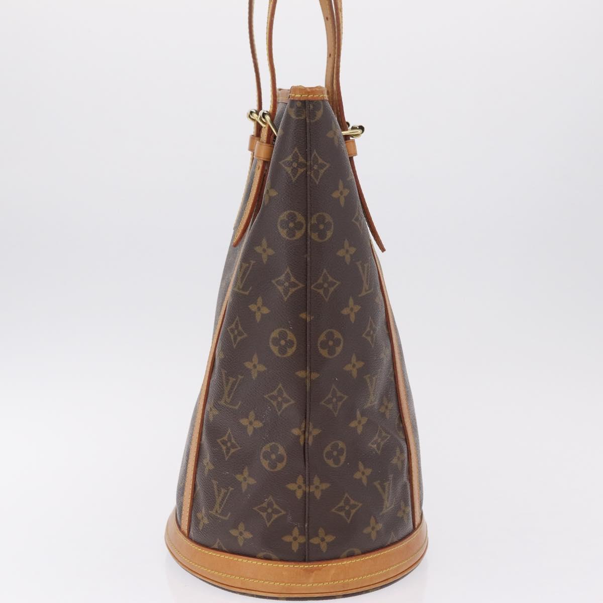 LOUIS VUITTON Monogram Bucket GM Shoulder Bag M42236 LV Auth 211958