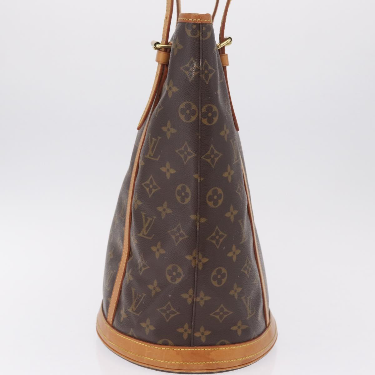 LOUIS VUITTON Monogram Bucket GM Shoulder Bag M42236 LV Auth 211958