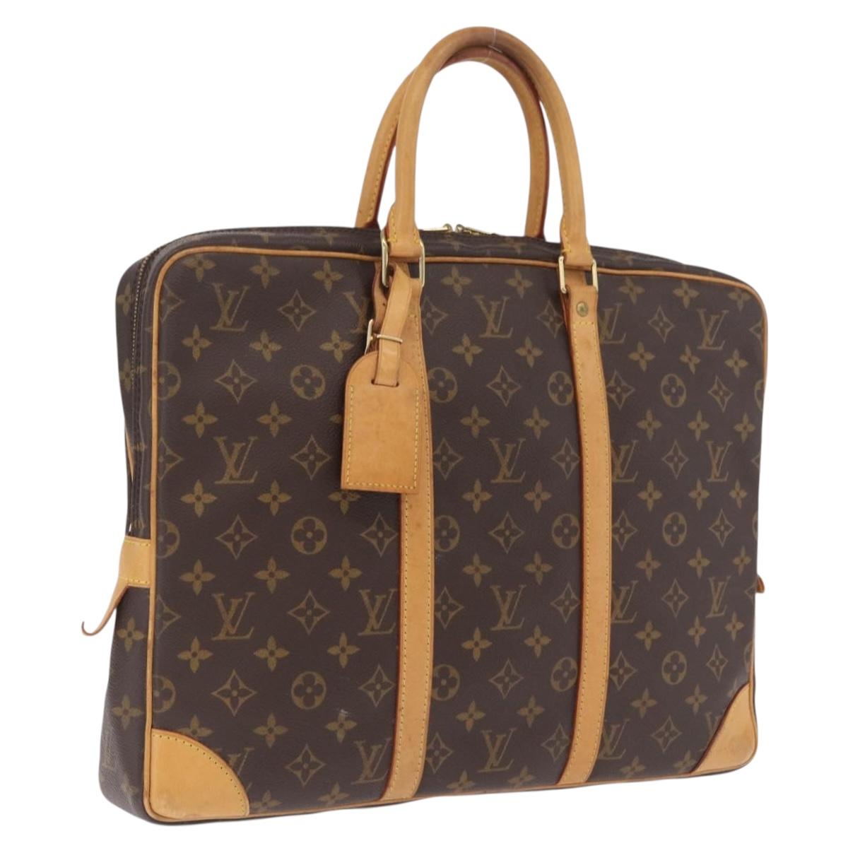 LOUIS VUITTON Monogram Porte Documents Voyage Business Bag M53361 LV Auth 211964