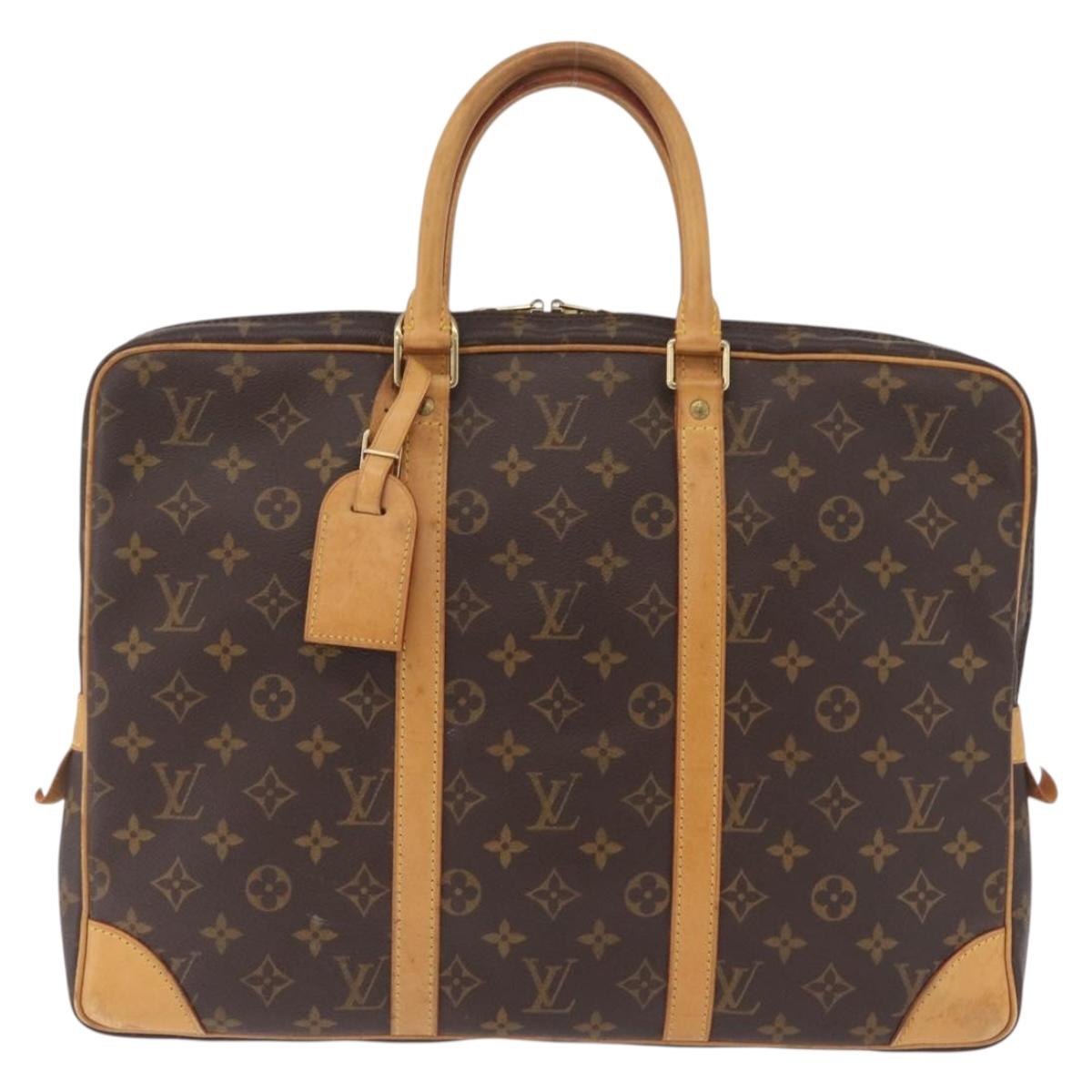 LOUIS VUITTON Monogram Porte Documents Voyage Business Bag M53361 LV Auth 211964