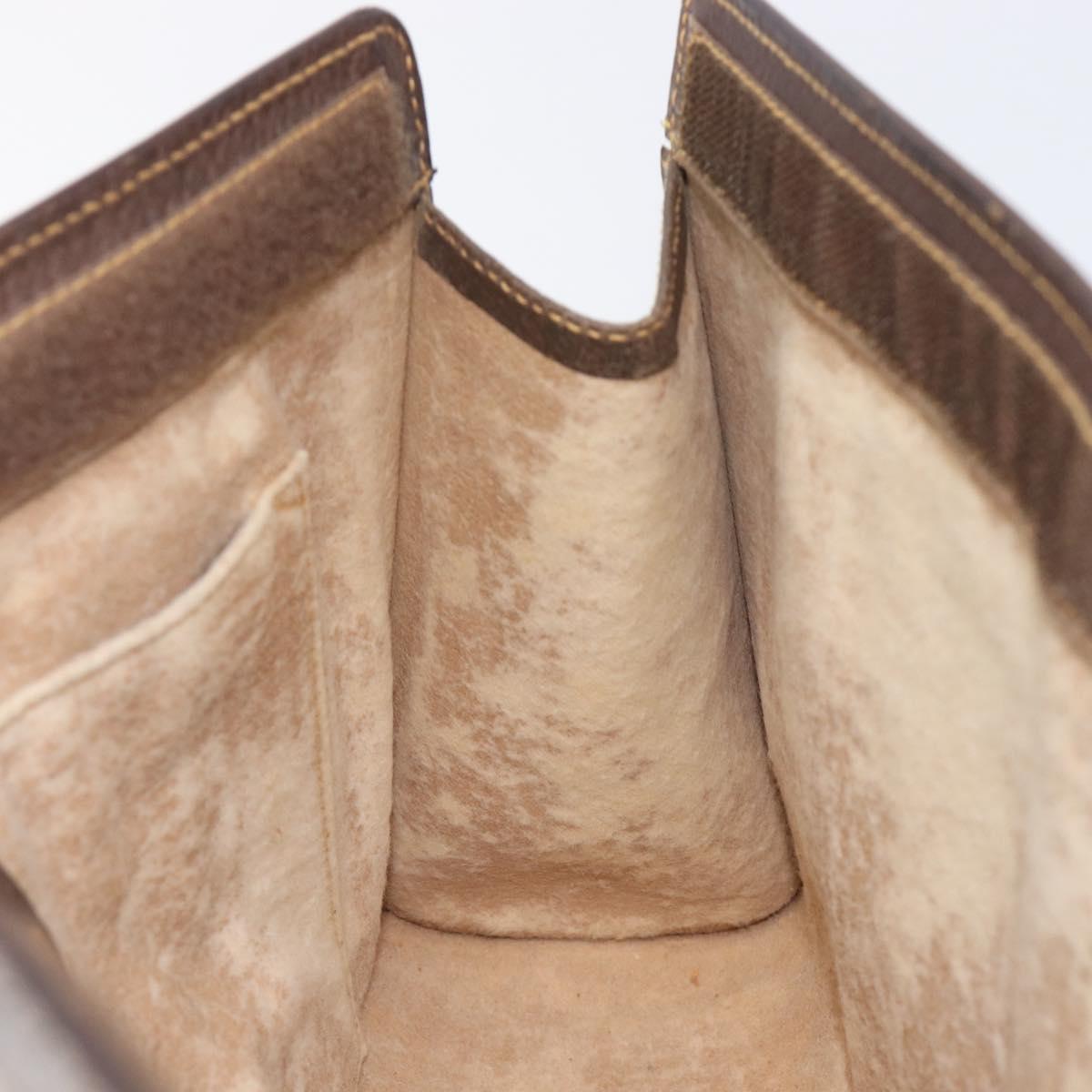 GUCCI GG Supreme Clutch Bag PVC Beige 014 89 0102 Auth 211971