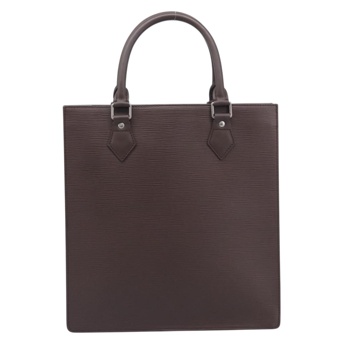 LOUIS VUITTON Epi Sac Plat PM Hand Bag Mocha M5908D LV Auth 211976V