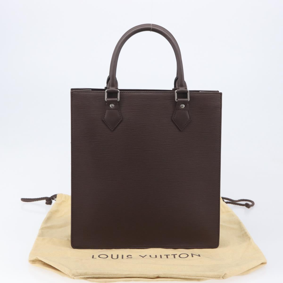 LOUIS VUITTON Epi Sac Plat PM Hand Bag Mocha M5908D LV Auth 211976V